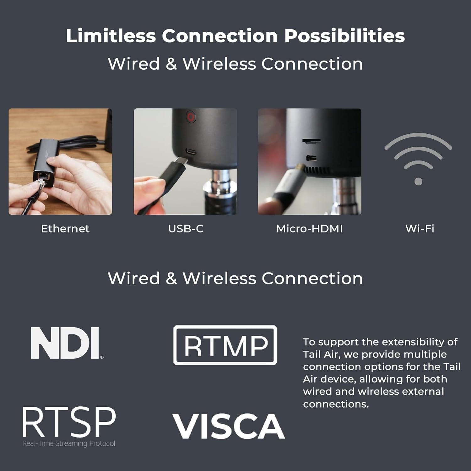 Obsbot Tail Air - Webcam Streaming 4K con Treppiedi - immagine 4