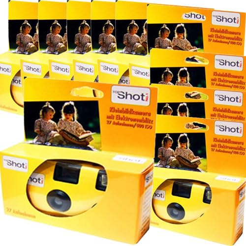 Photo Porst - 10 Fotocamere Usa e Getta Topshot, Giallo