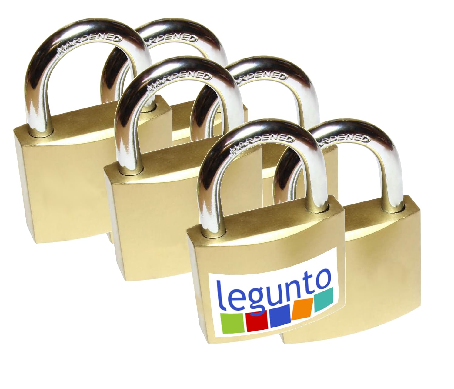 Legunto® 6 Lucchetti con Chiave Unica e 36 Chiavi