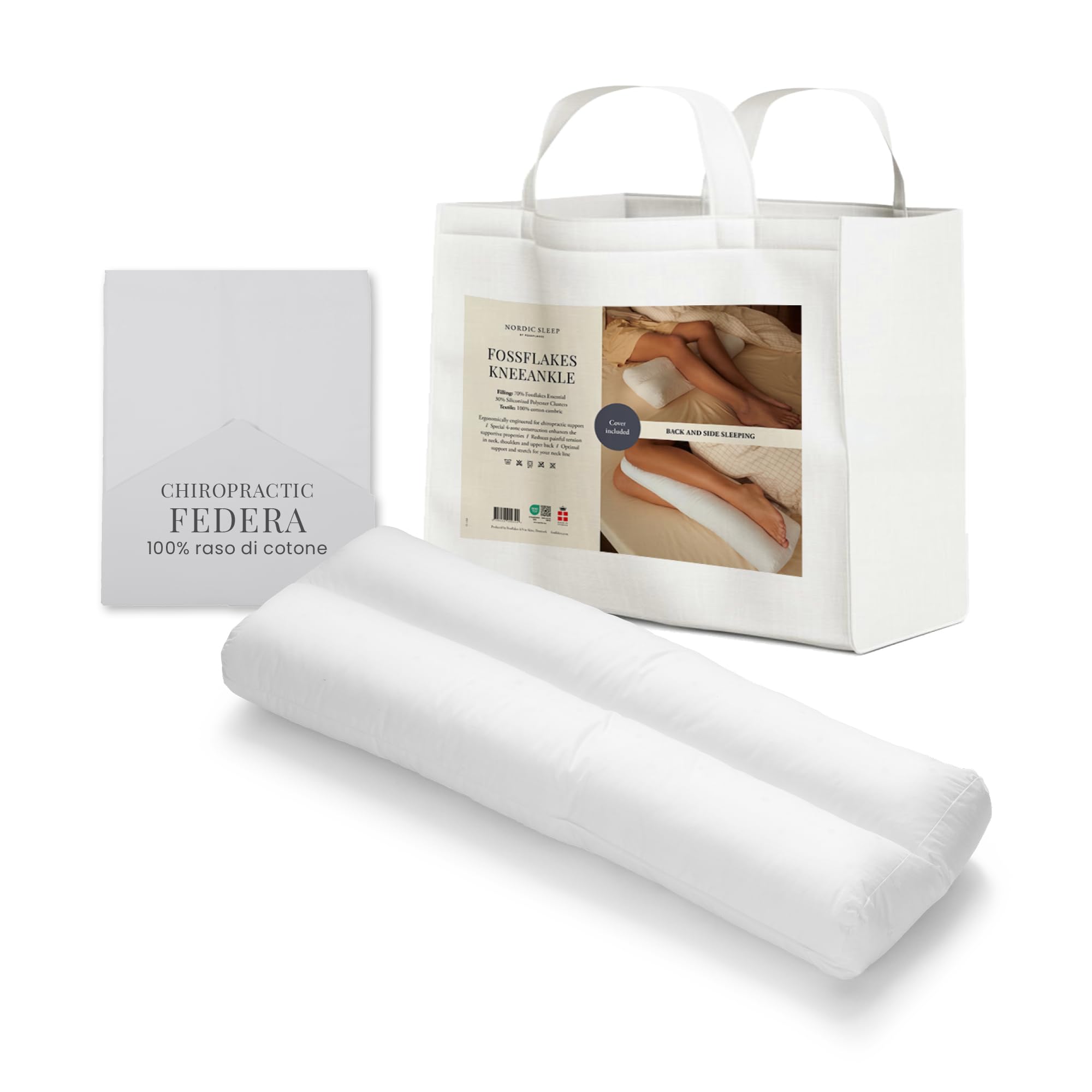 Nordic Sleep by Fossflakes Cuscino per Ginocchio e Caviglia