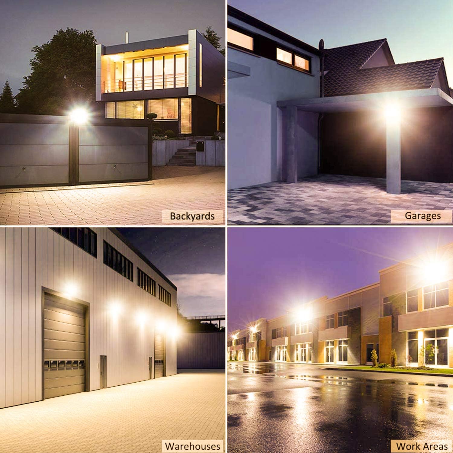 Proiettore LED Esterno 5 Pezzi 100W 8500lm - immagine 7