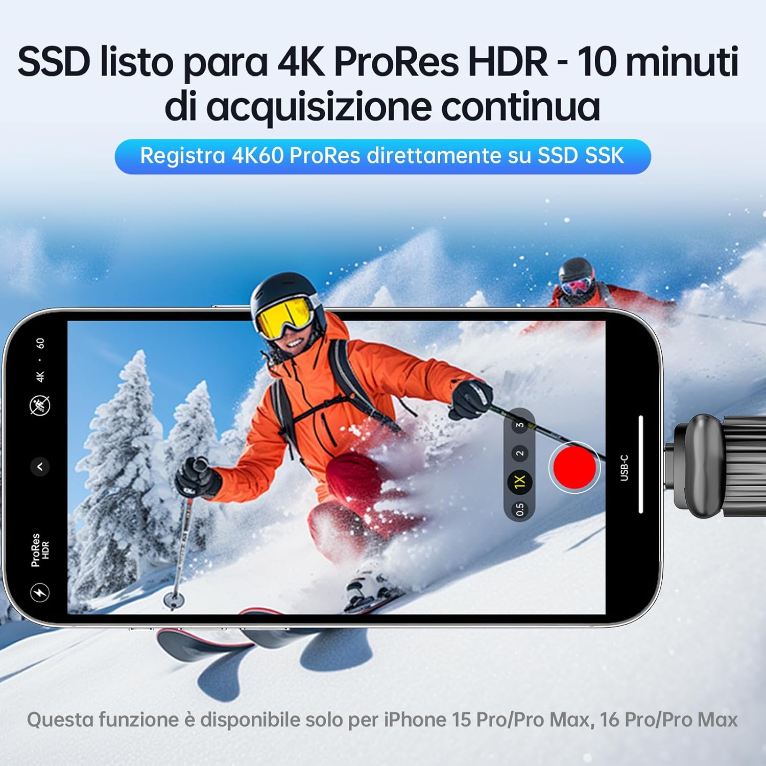 Ssk Chiavetta SSD USB-C 2TB - Velocità 2000MB/s - immagine 4