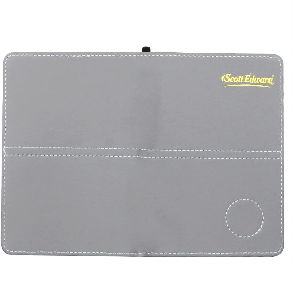 Scott Edward Golf Scorecard Cover Leather Scorecard Holder Statistica e ...
