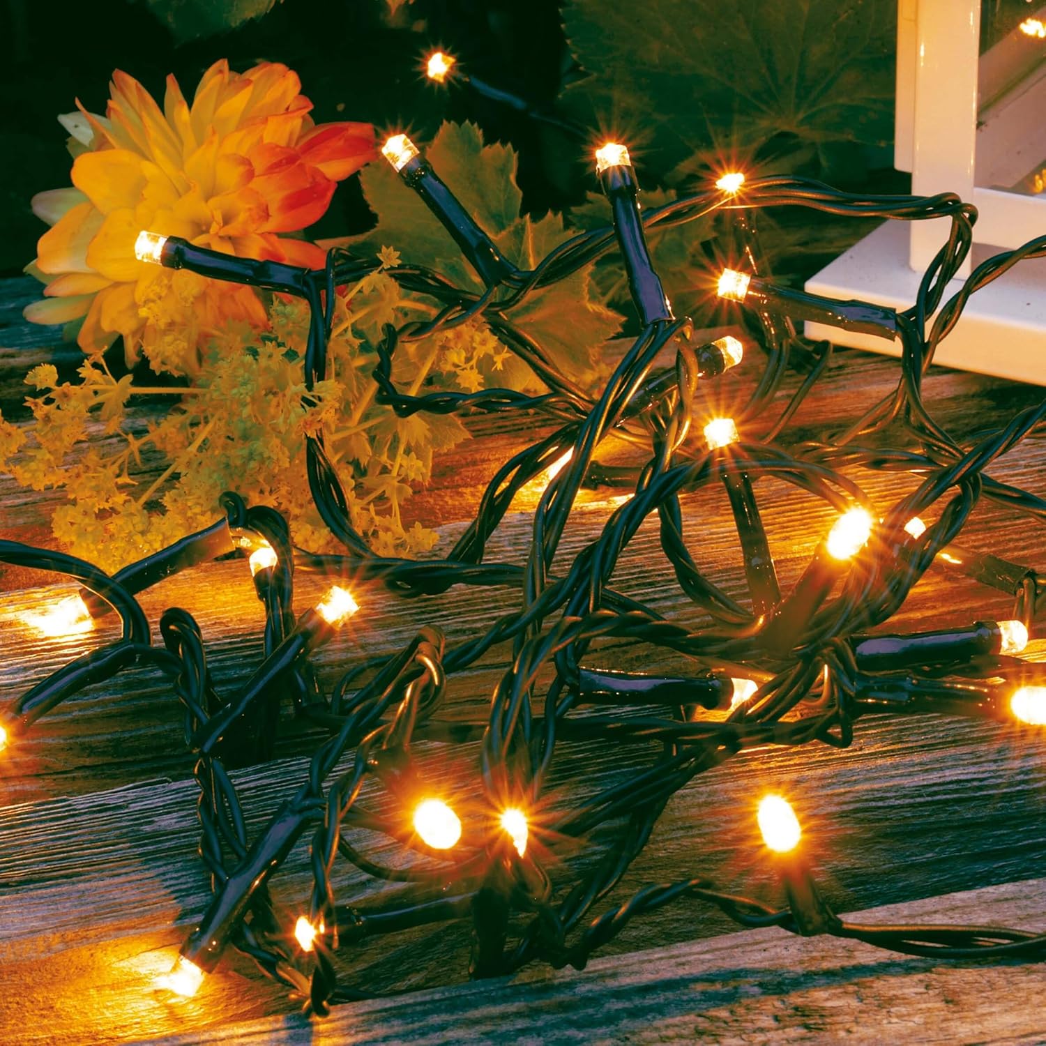 Hellum Luci Fiabesche da Esterno 400 LED Ambra - immagine 7