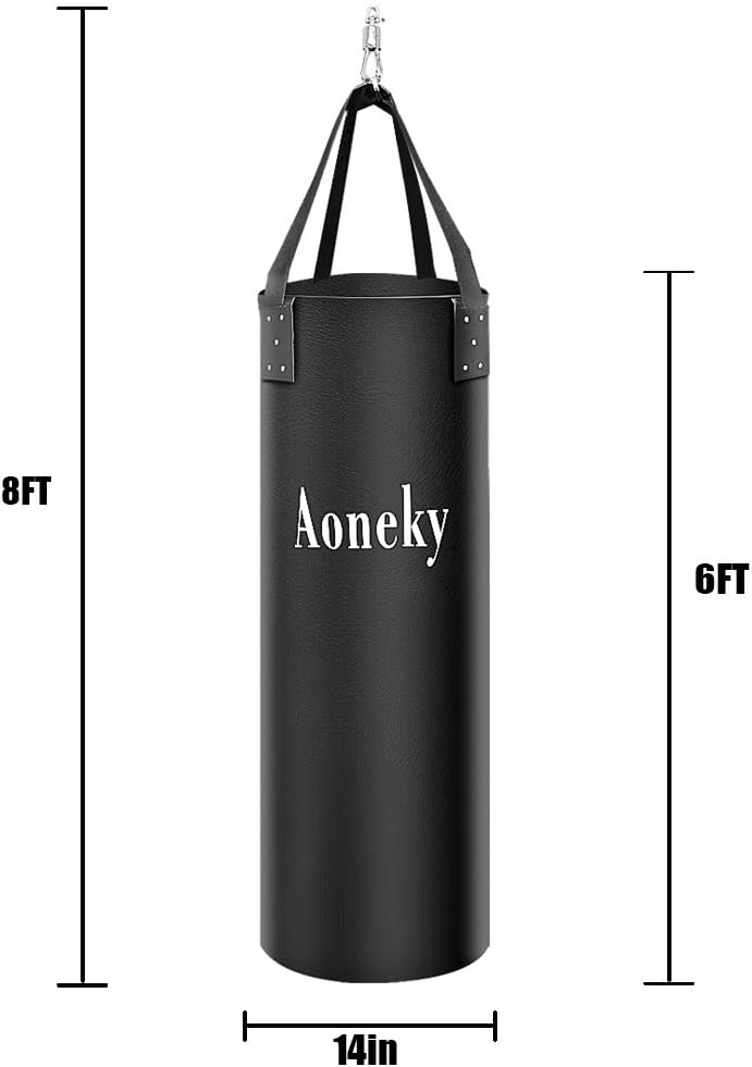 Aoneky Sacco Boxe con Cinghie e Testa Rotante - immagine 4