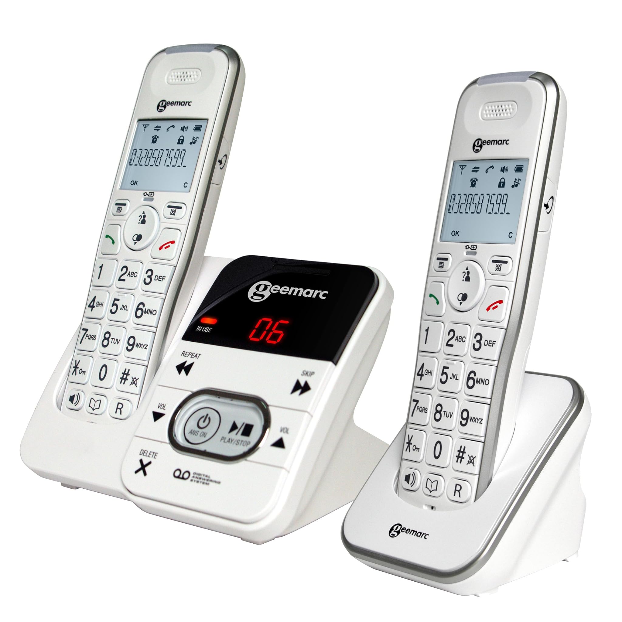 Geemarc Amplidect 295 Duo - Telefono Cordless Amplificato IT