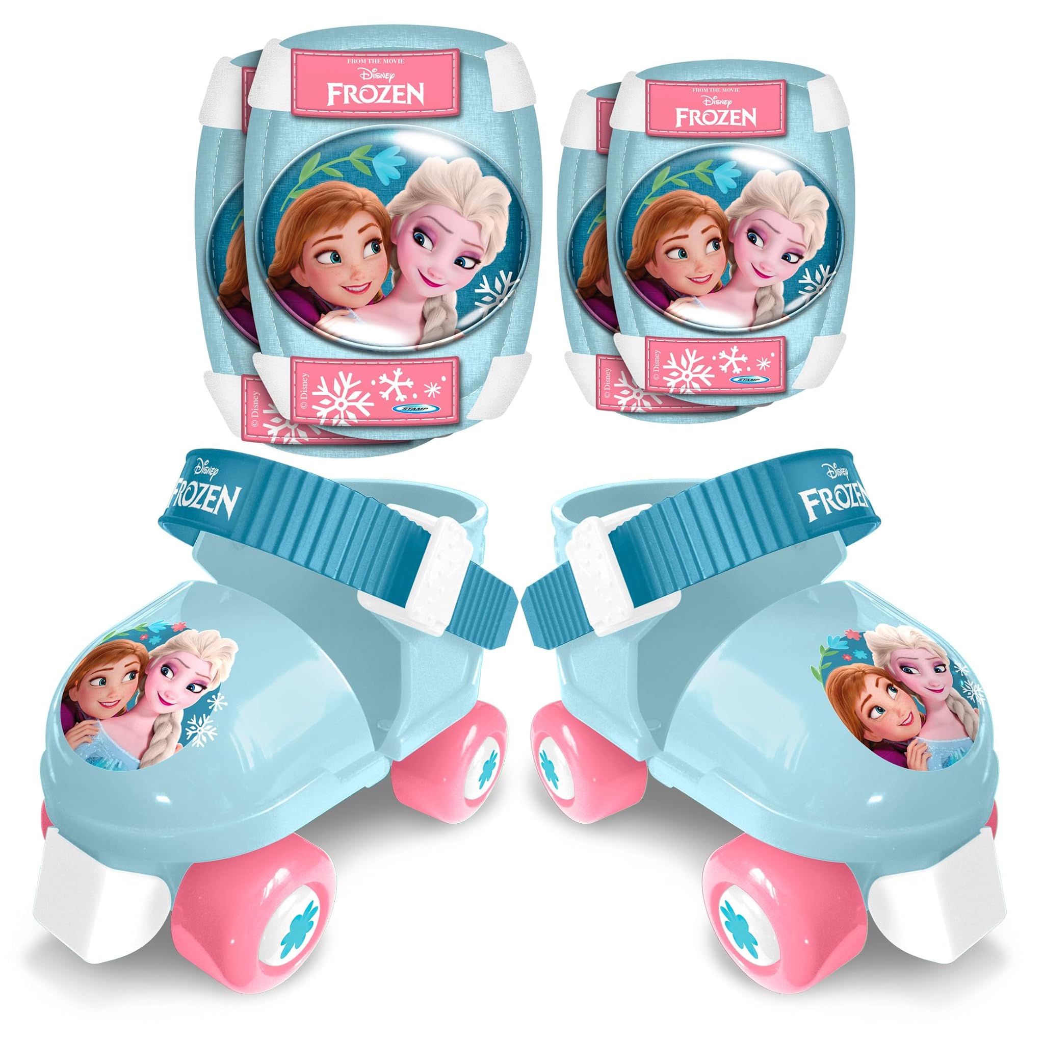 Combo Pattini a 4 ruote + Gomitiere Frozen 2
