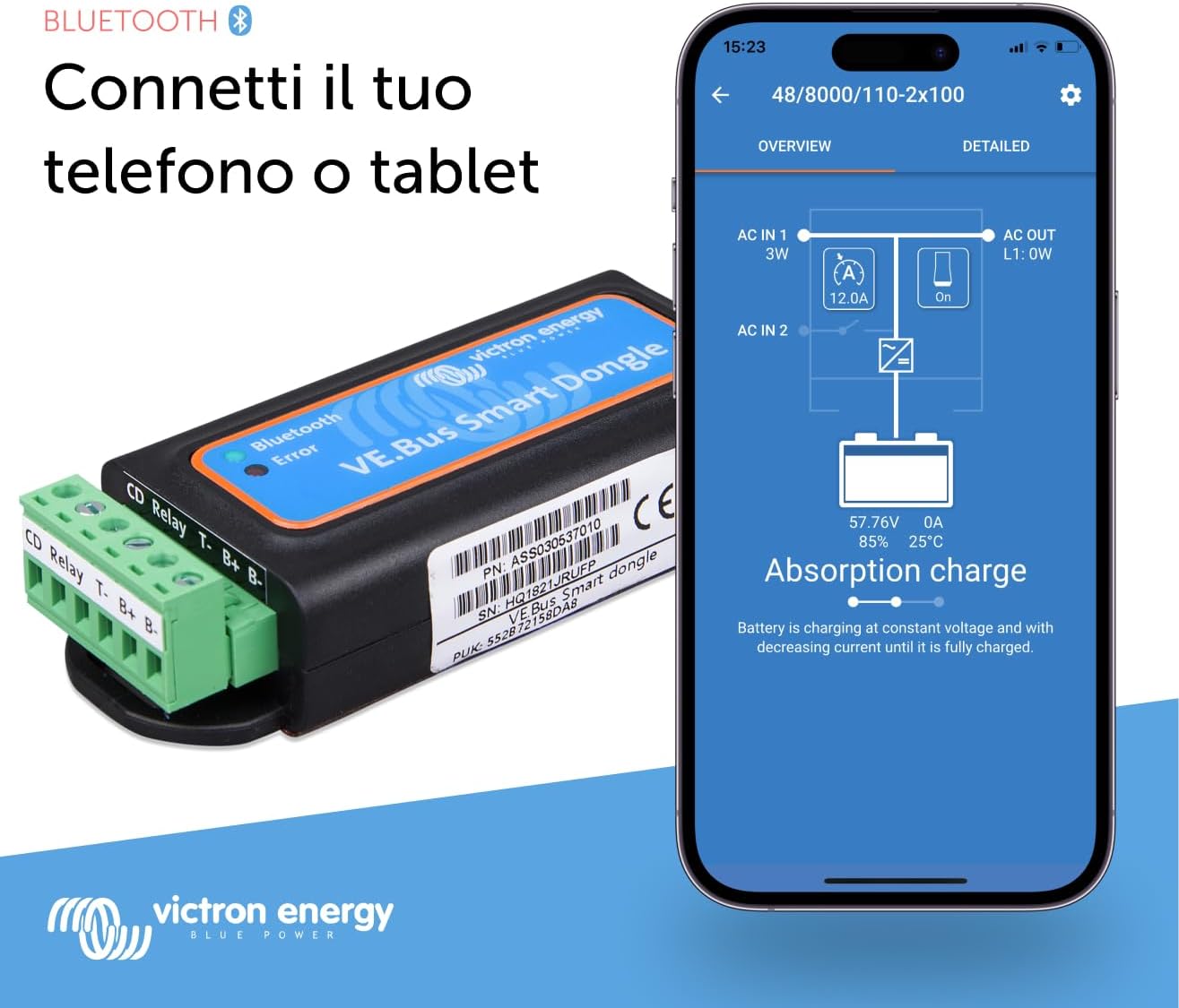 Victron Energy Dongle Smart VE.Bus (Bluetooth) - immagine 2