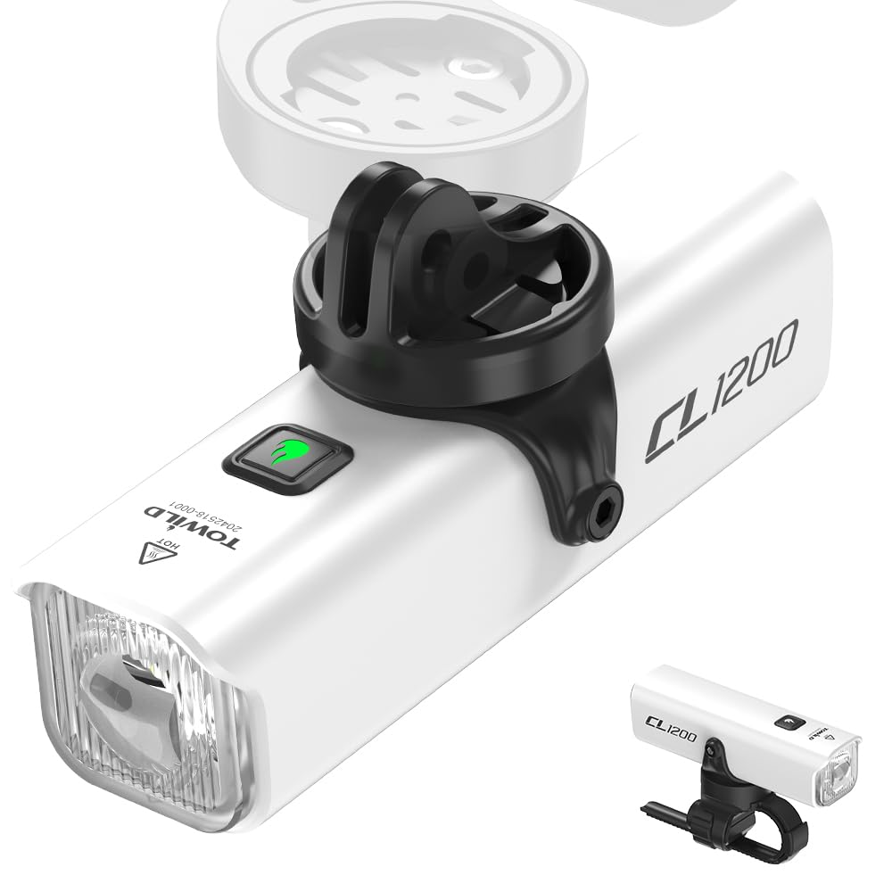 Towild Luce Anteriore Bici 1200 Lumen 5000mAh