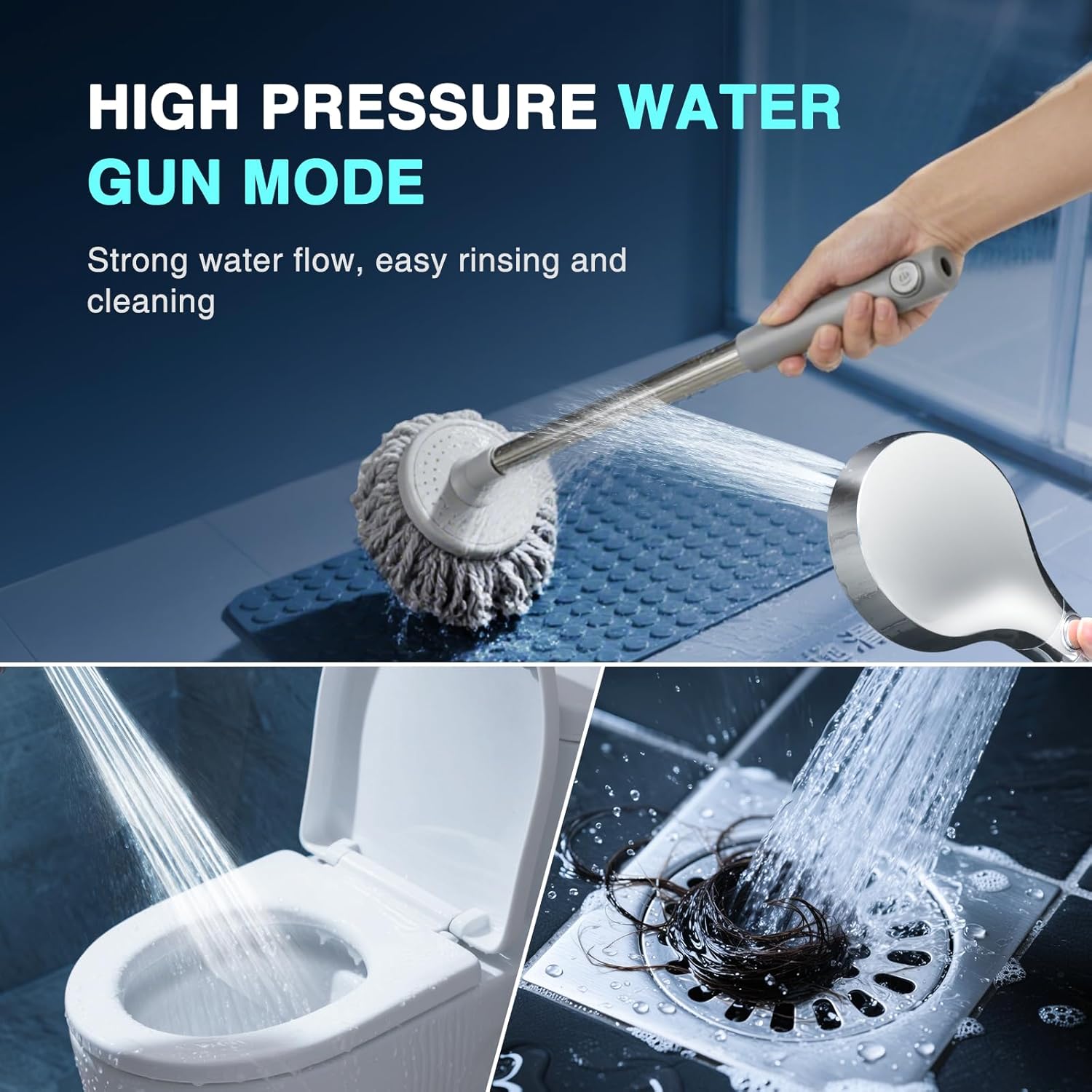 Diboniur Soffione Doccia con 6 Modalità Spray - immagine 6