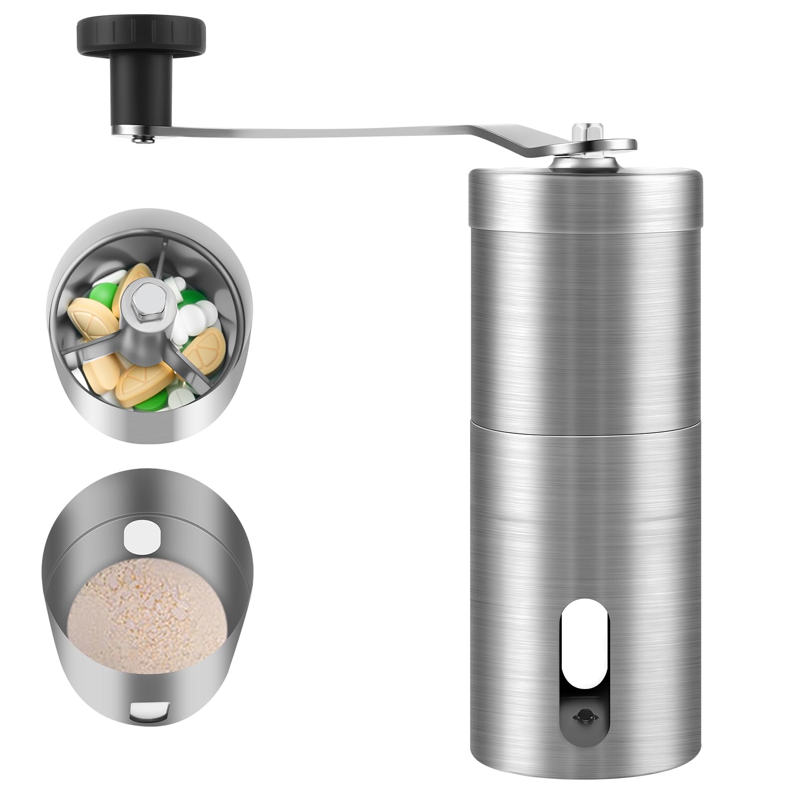 Trita Pastiglia Pill Mill - Frantuma Pillole Acciaio Inox