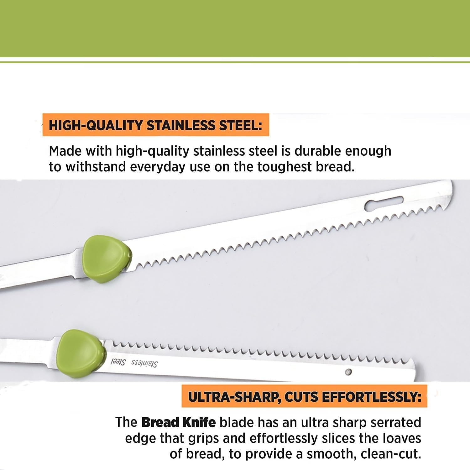 Brrnoo Coltello Elettrico per Pane e Carne - immagine 4