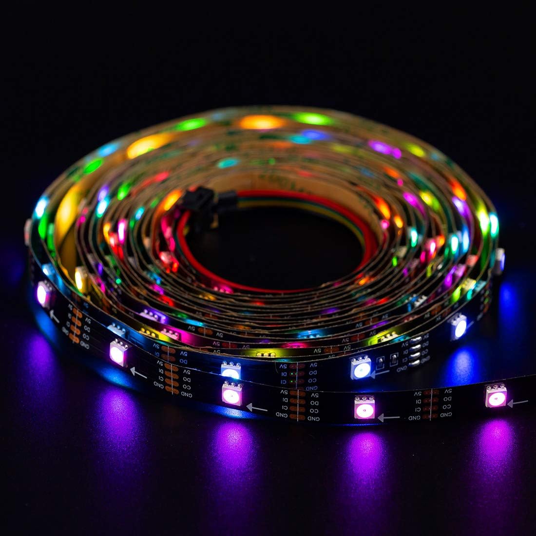 Btf-lighting SK9822 Striscia LED 5m 30 Pixels/m - immagine 2