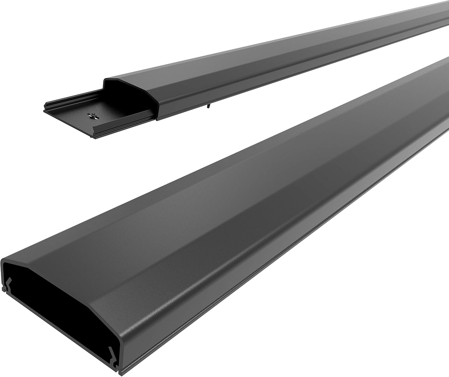 Conecto CC50573 Canale per Cavi in PVC, Nero - immagine 1