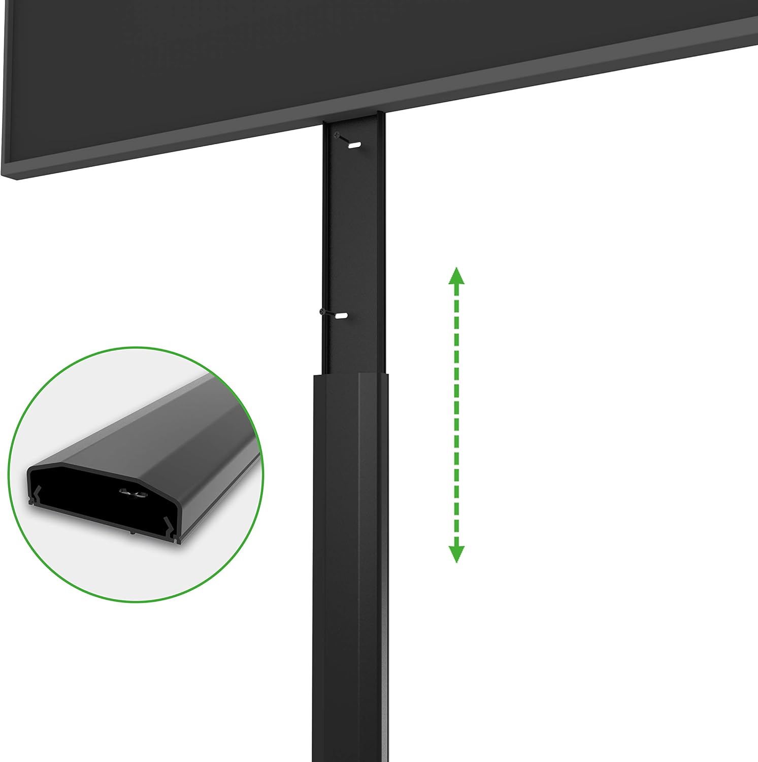 Conecto CC50573 Canale per Cavi in PVC, Nero - immagine 5