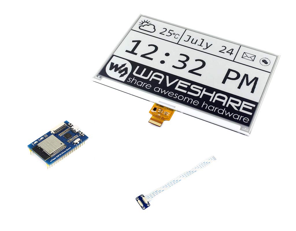 Waveshare 7.5" E-Paper Display Hat Module 800×480