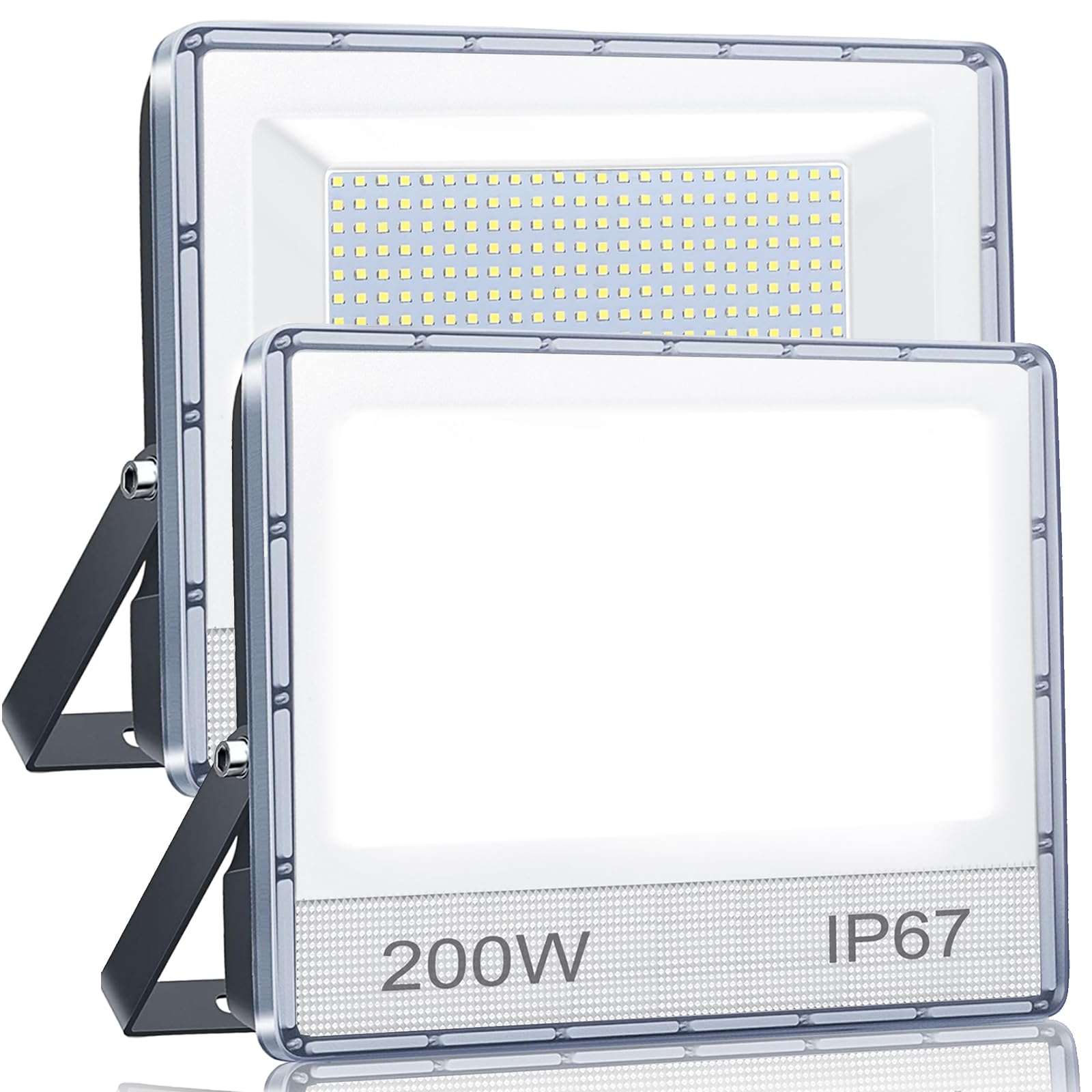 Annifunly Faretto LED da Esterno 200W (2 pz)