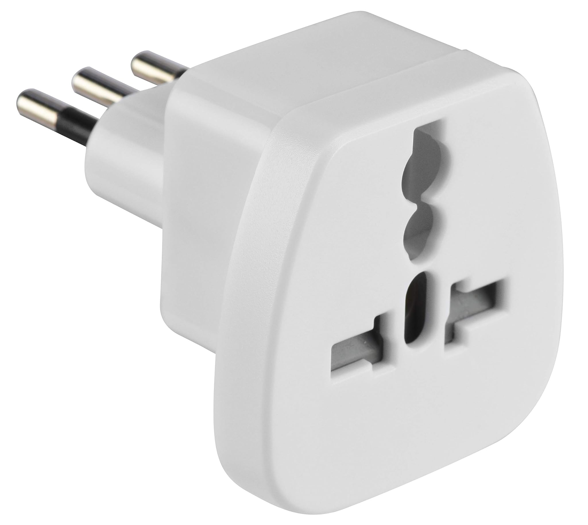 Electraline 70042 - Adattatore da Viaggio Mondo a Italia, Bianco