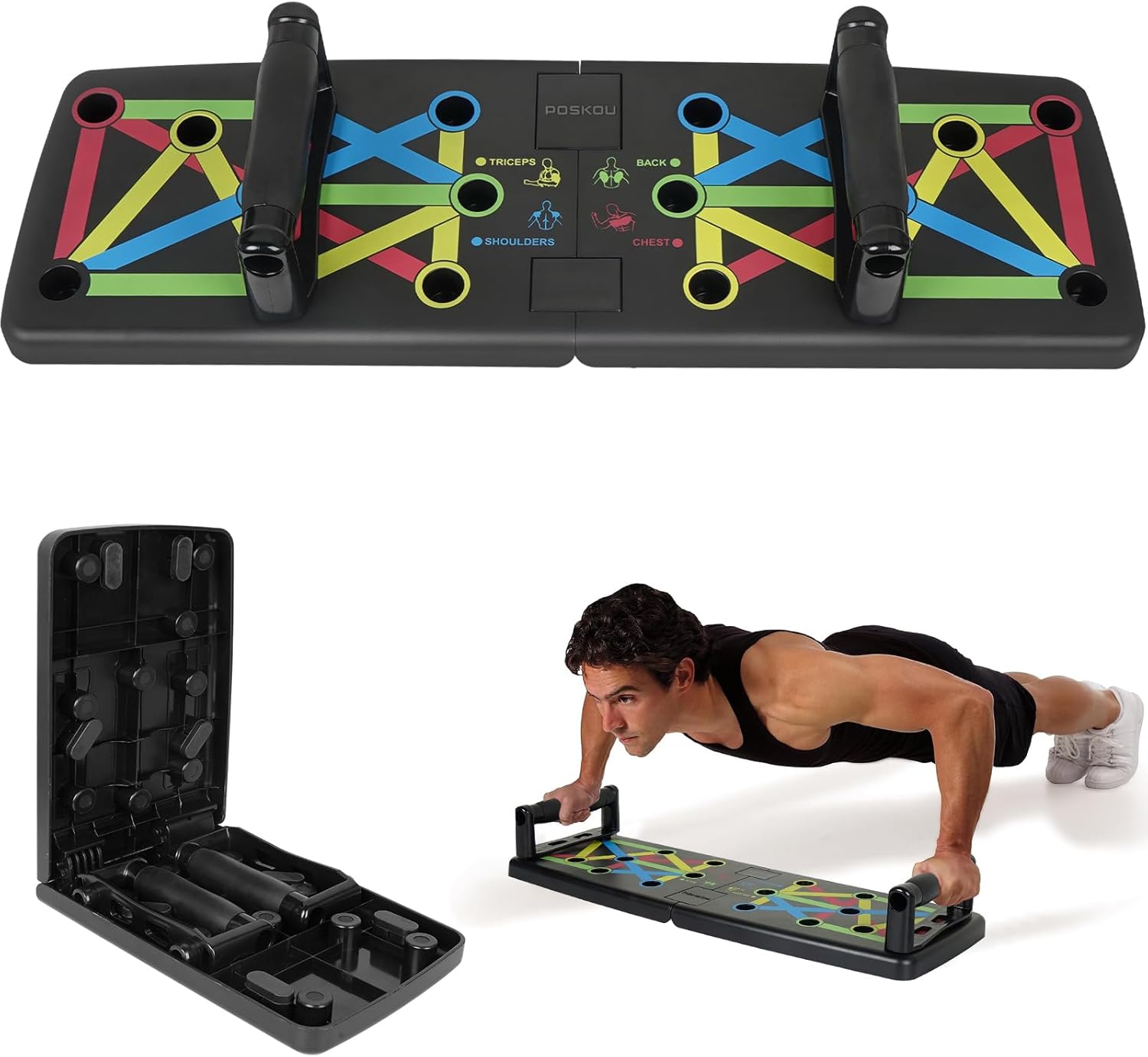 Poskou Push Up Board per Allenamento Fitness - immagine 1