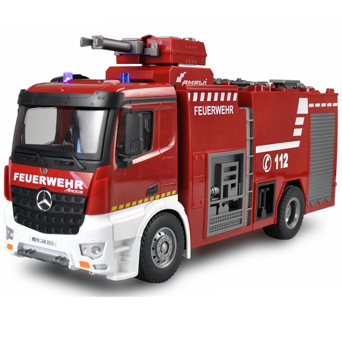 Amewi 22503 Mercedes Benz Camion Pompieri RC 1:18