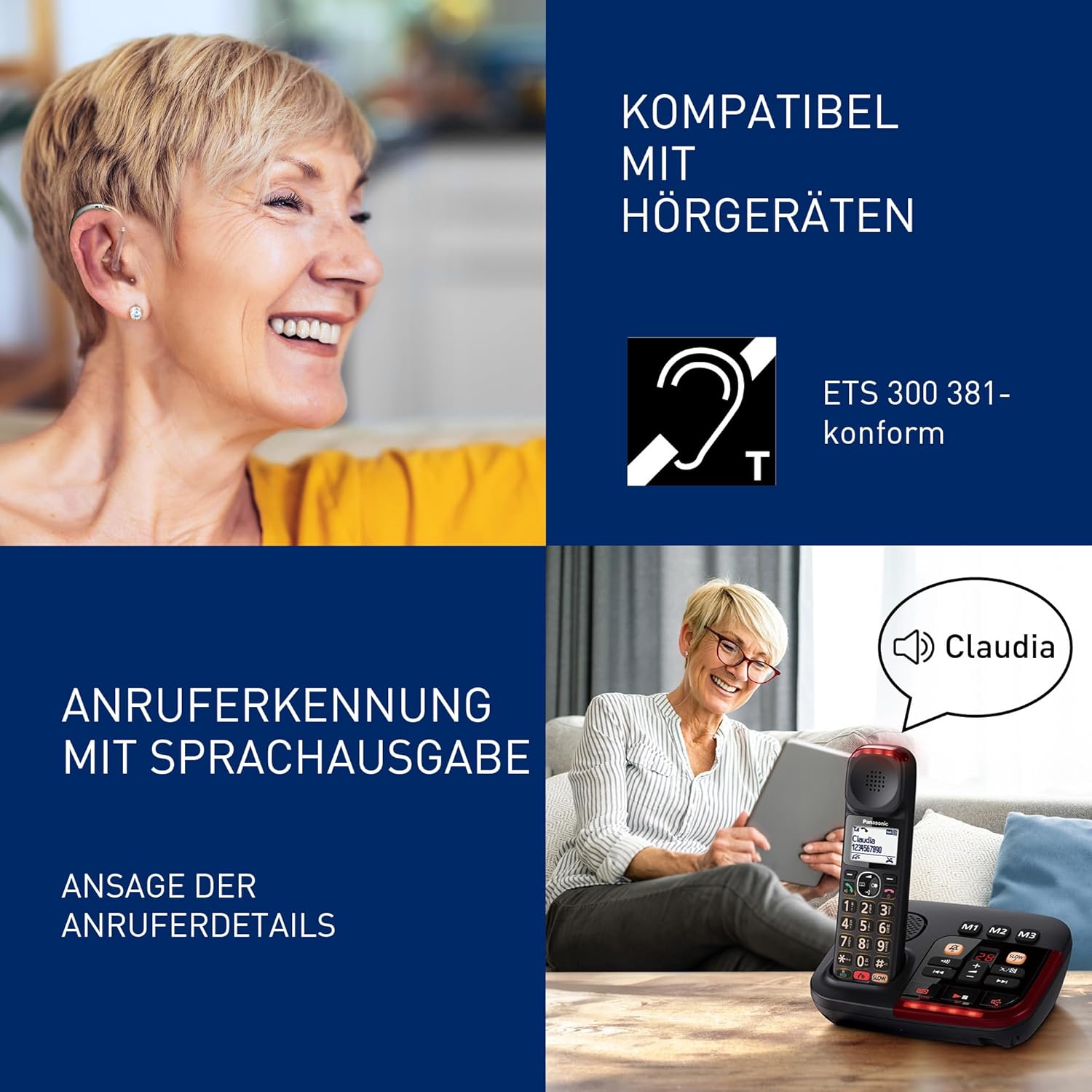 Panasonic KX-TGM420GB - Telefono Cordless Digitale - immagine 5