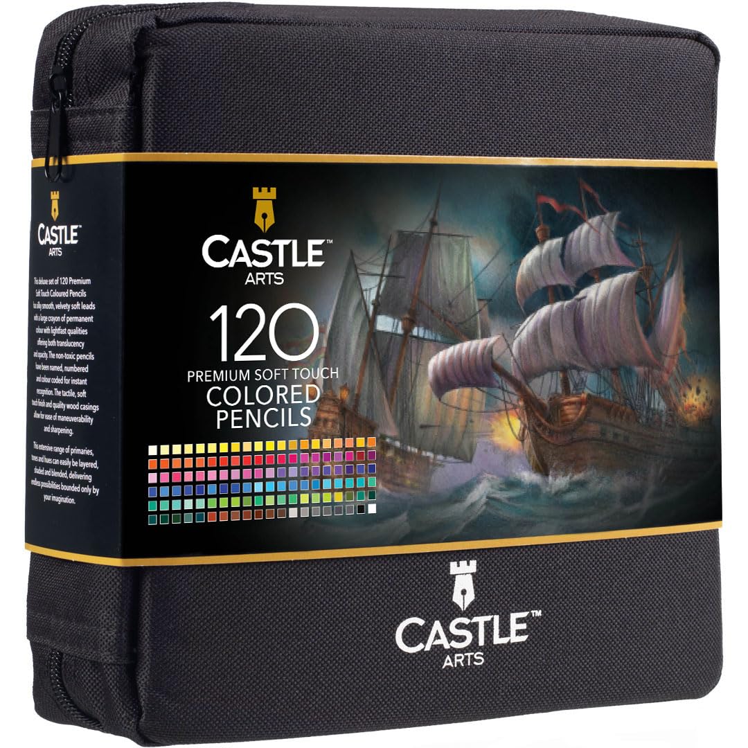 Castle Art Supplies - Set 120 Matite Colorate