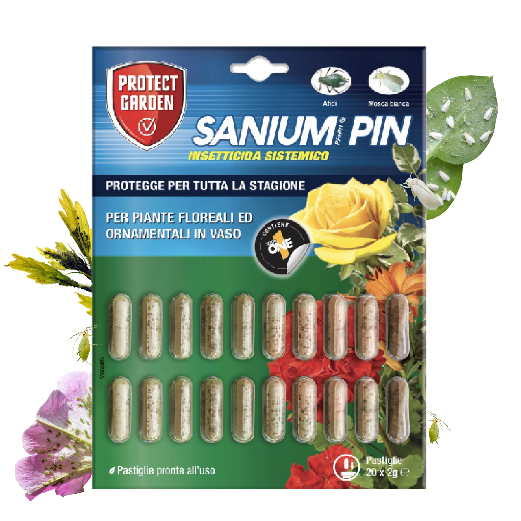 Protect Garden Sanium Pin PFnPO - Insetticida Sistemico (20 pin)