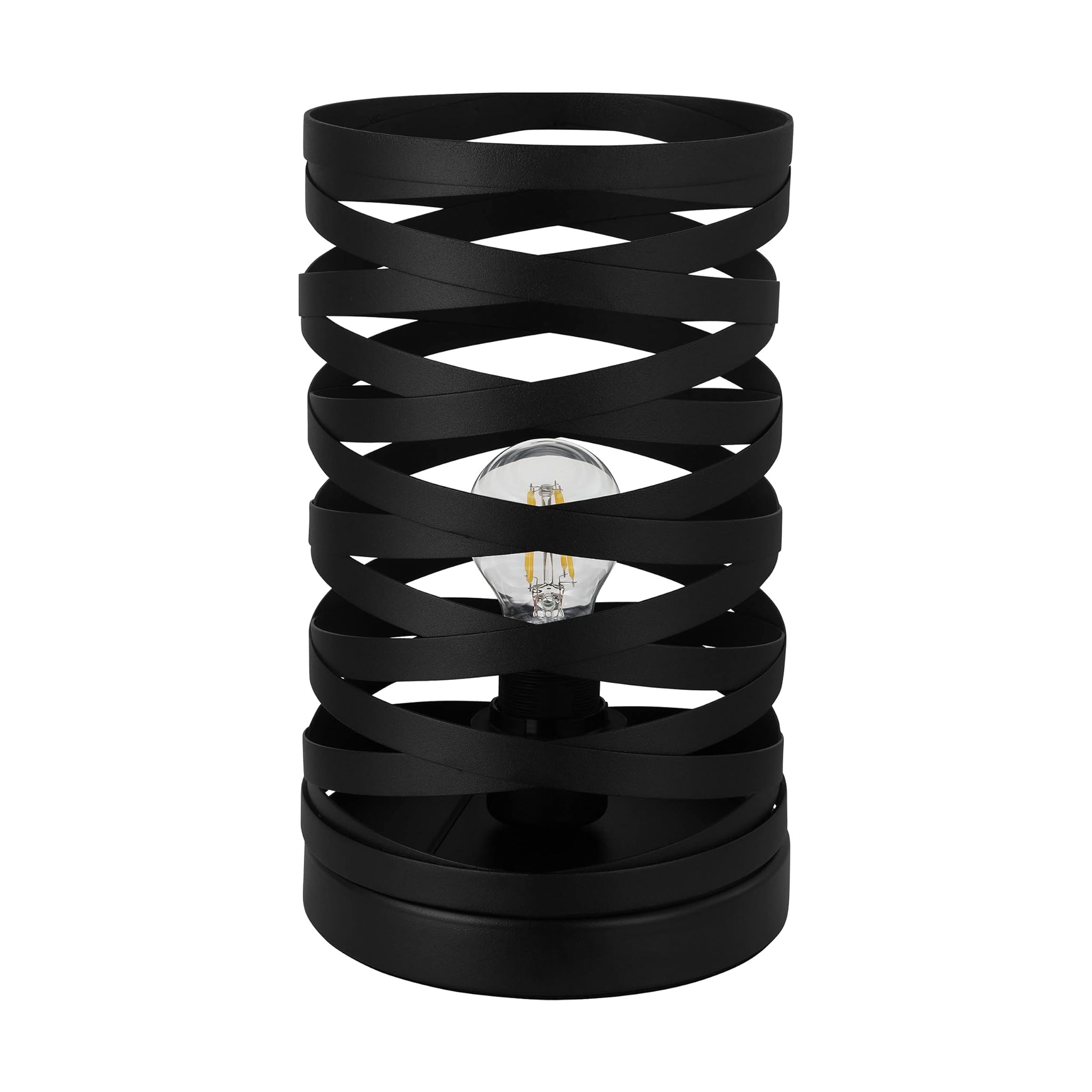 EGLO Lampada da Tavolo Cremella Vintage, Nera