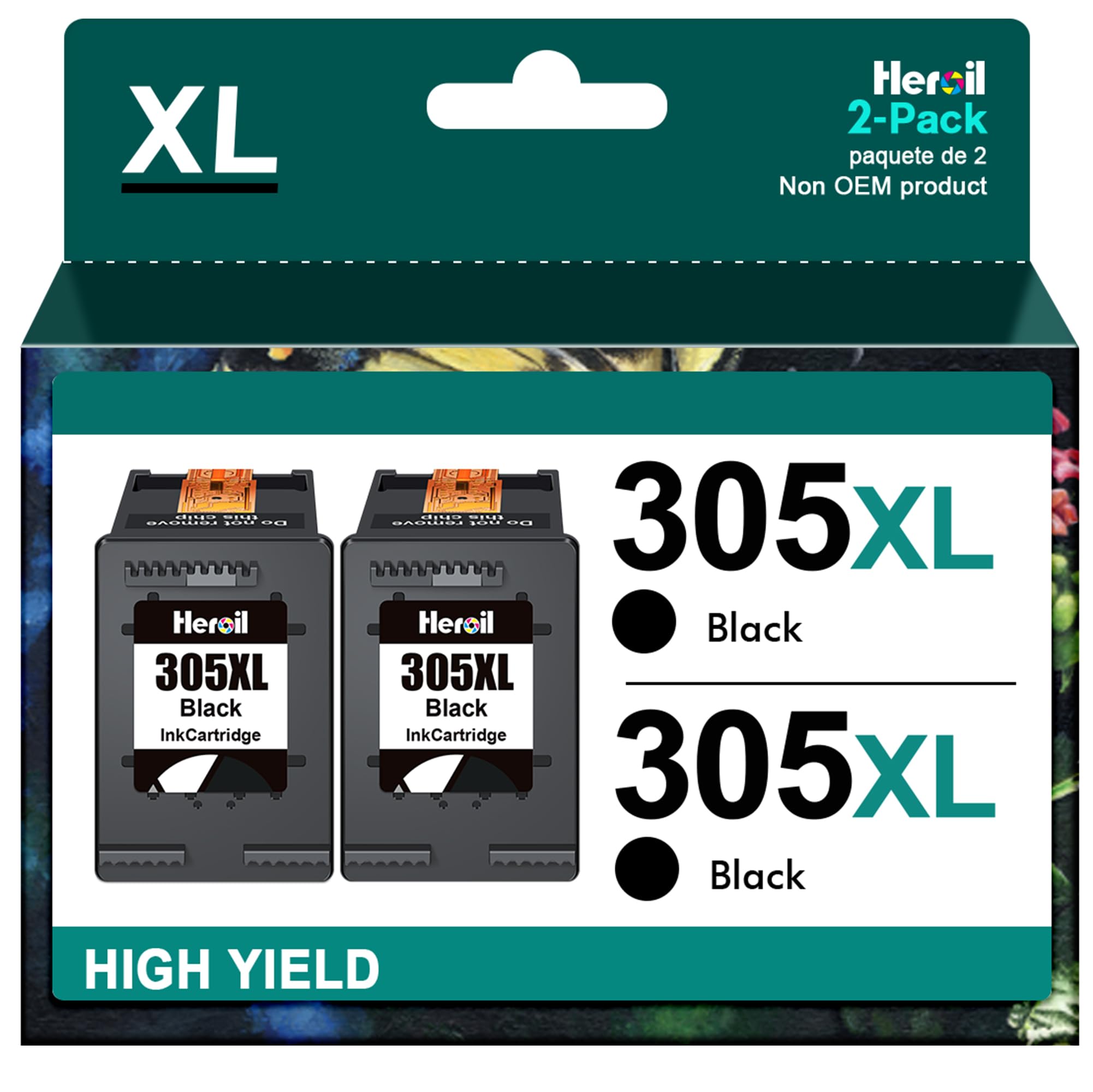 Heroil 305 Nero - Cartucce d'inchiostro 305XL (2-Pack)