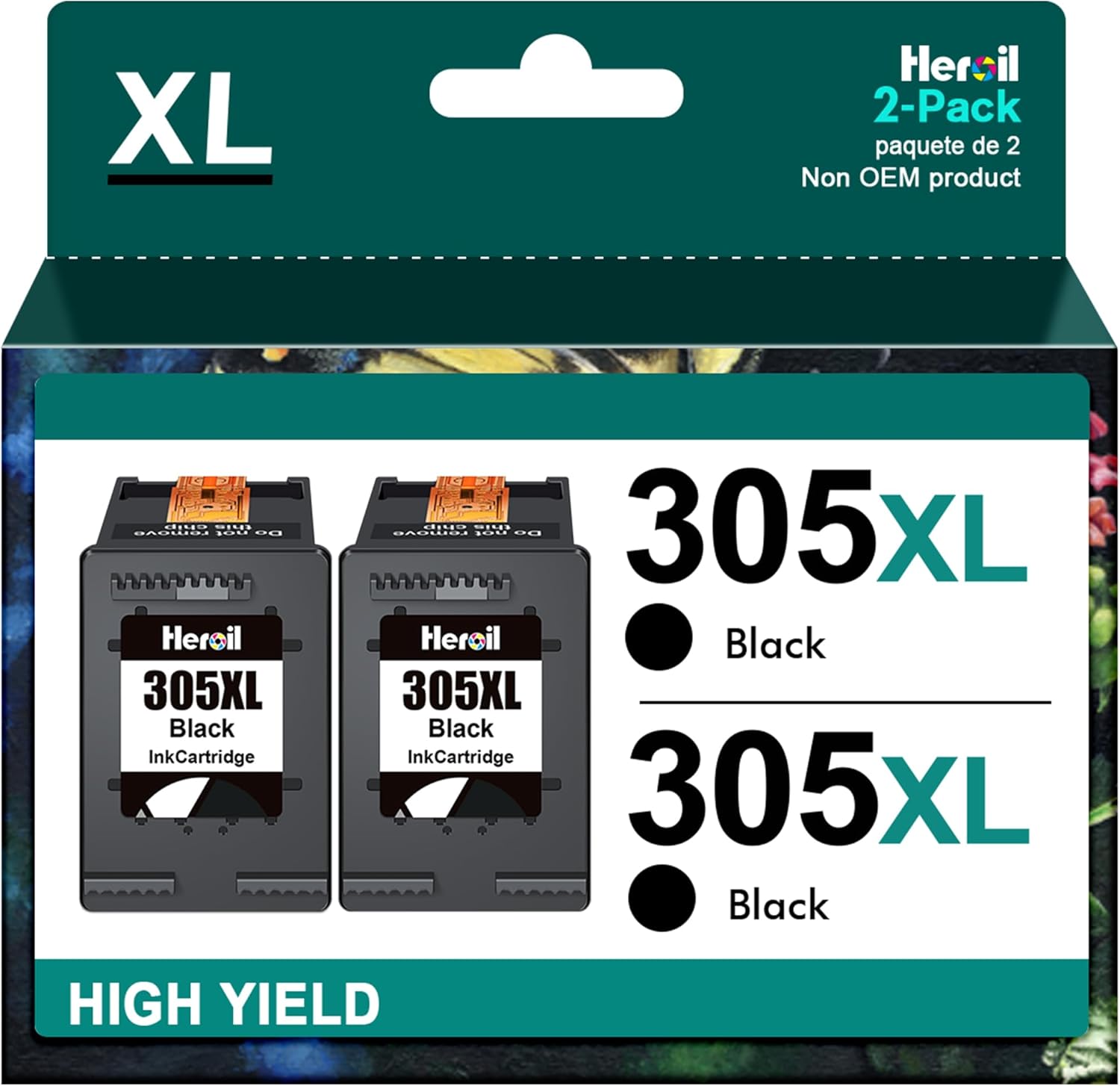 Heroil 305 Nero - Cartucce d'inchiostro 305XL (2-Pack) - immagine 1