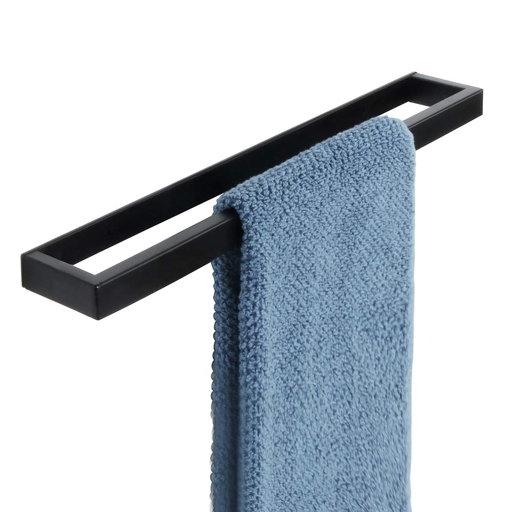 Sayayo Portasciugamani Nero Autoadesivo 40CM