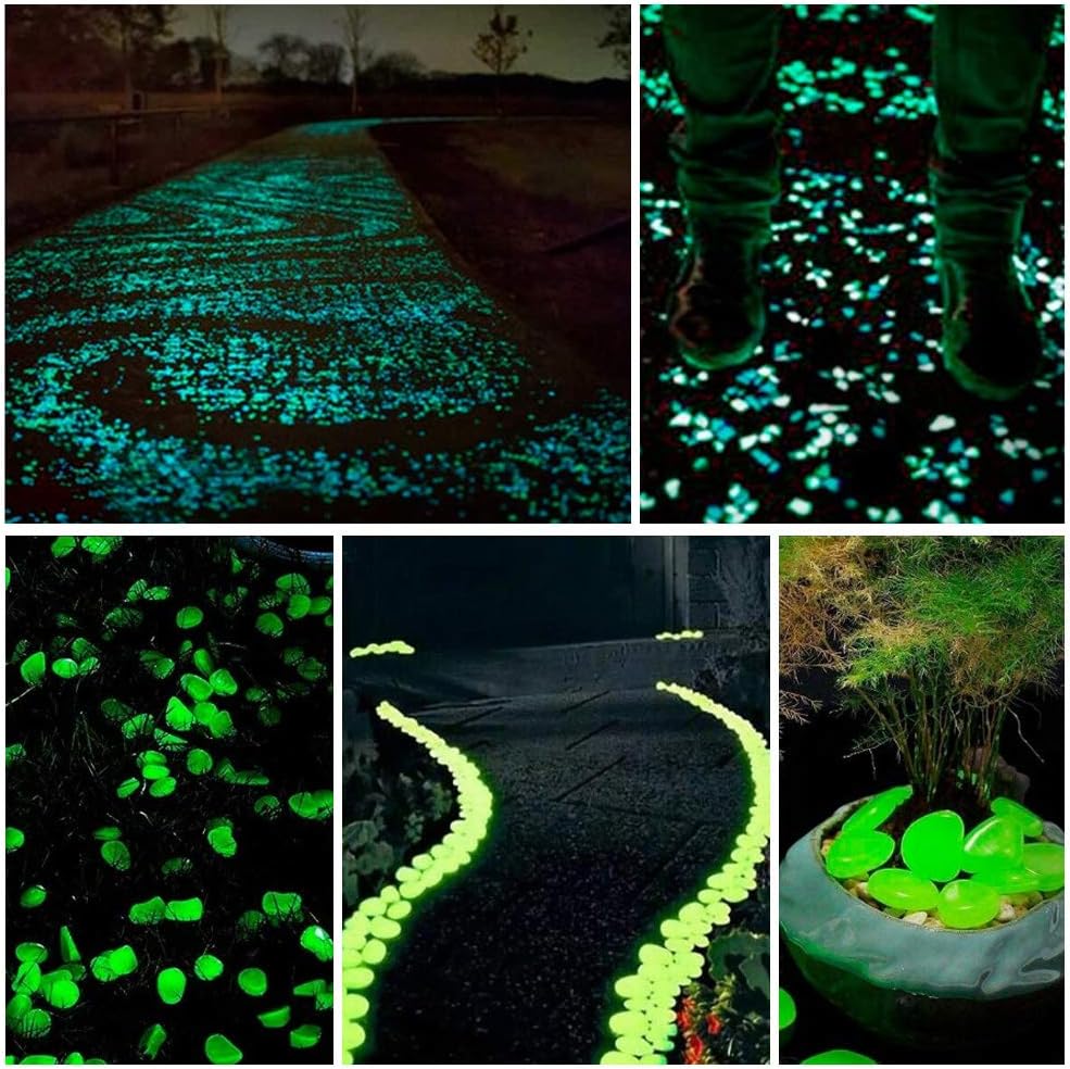 Mdurian 100Pcs Pietre Luminose Fluorescenti Rosa | Velz