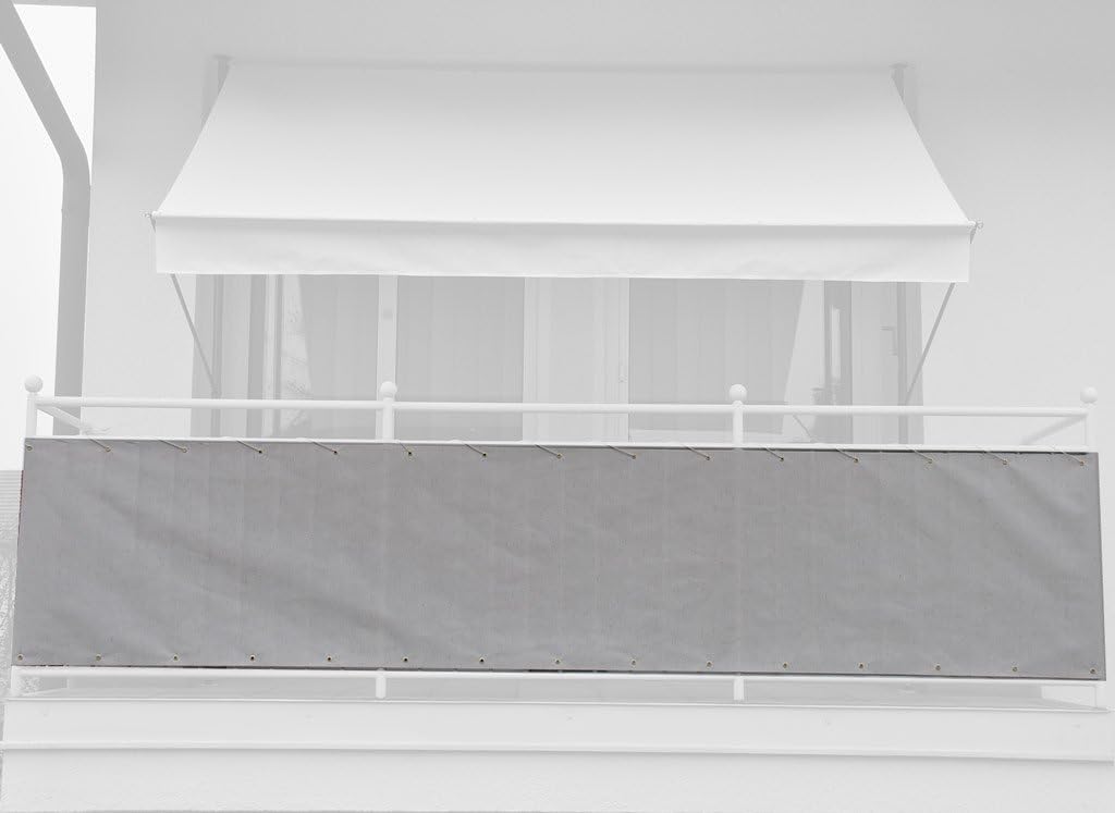 Angerer Paravista per Balcone Design Style Beige, 90 cm, Lunghezza: 6 Metro - immagine 2