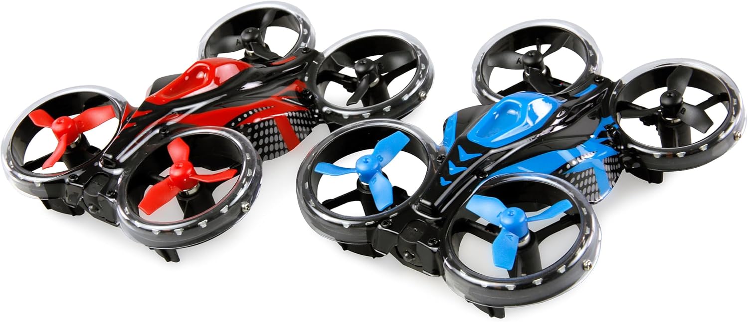 Amewi FightStar - Drone da battaglia RTF rosso e blu - immagine 3