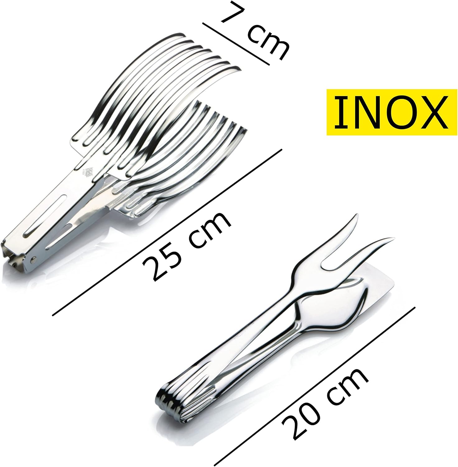 Molla Pinza Taglia Arrosto Inox - immagine 2