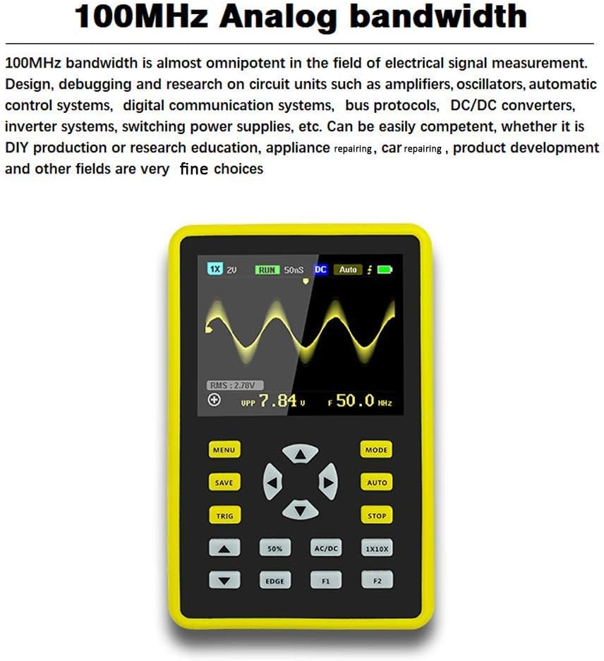 DollaTek Mini Oscilloscopio Digitale 2.4" 100MHz - immagine 5