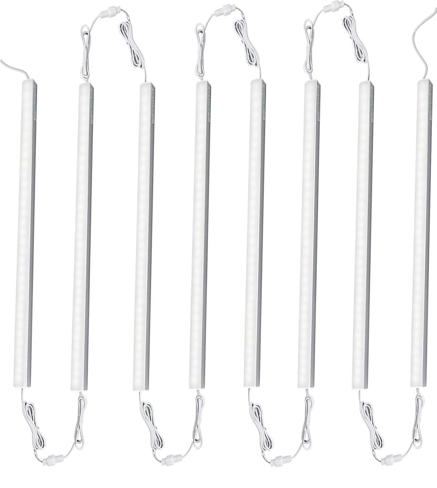 Cefrank Illuminazione Sottopensile LED a V 8 Pezzi