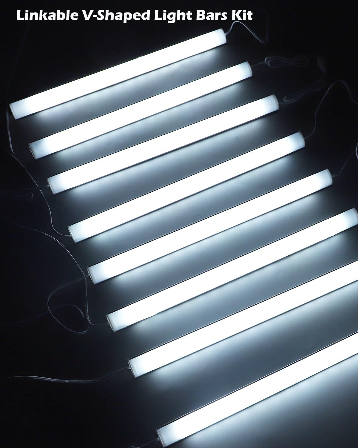 Cefrank Illuminazione Sottopensile LED a V 8 Pezzi - immagine 3