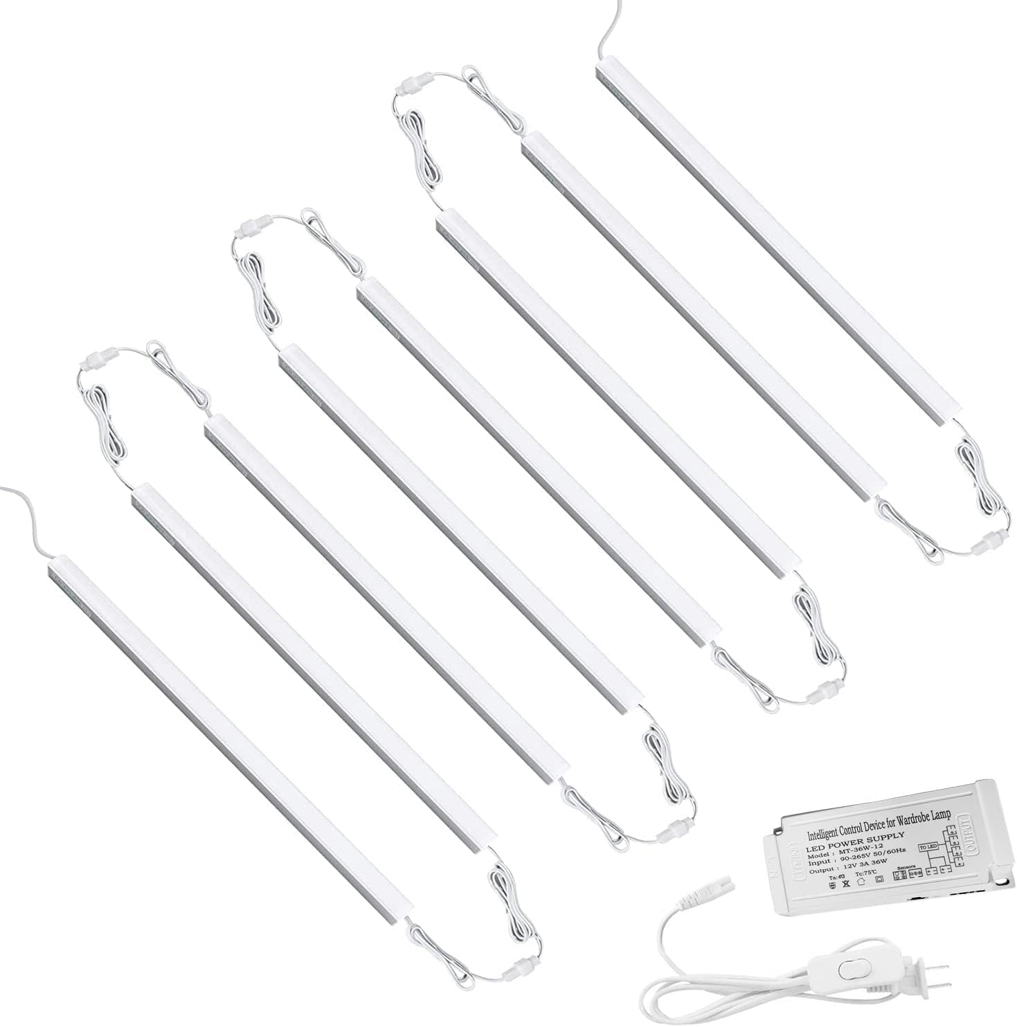 Cefrank Illuminazione Sottopensile LED a V 8 Pezzi - immagine 6