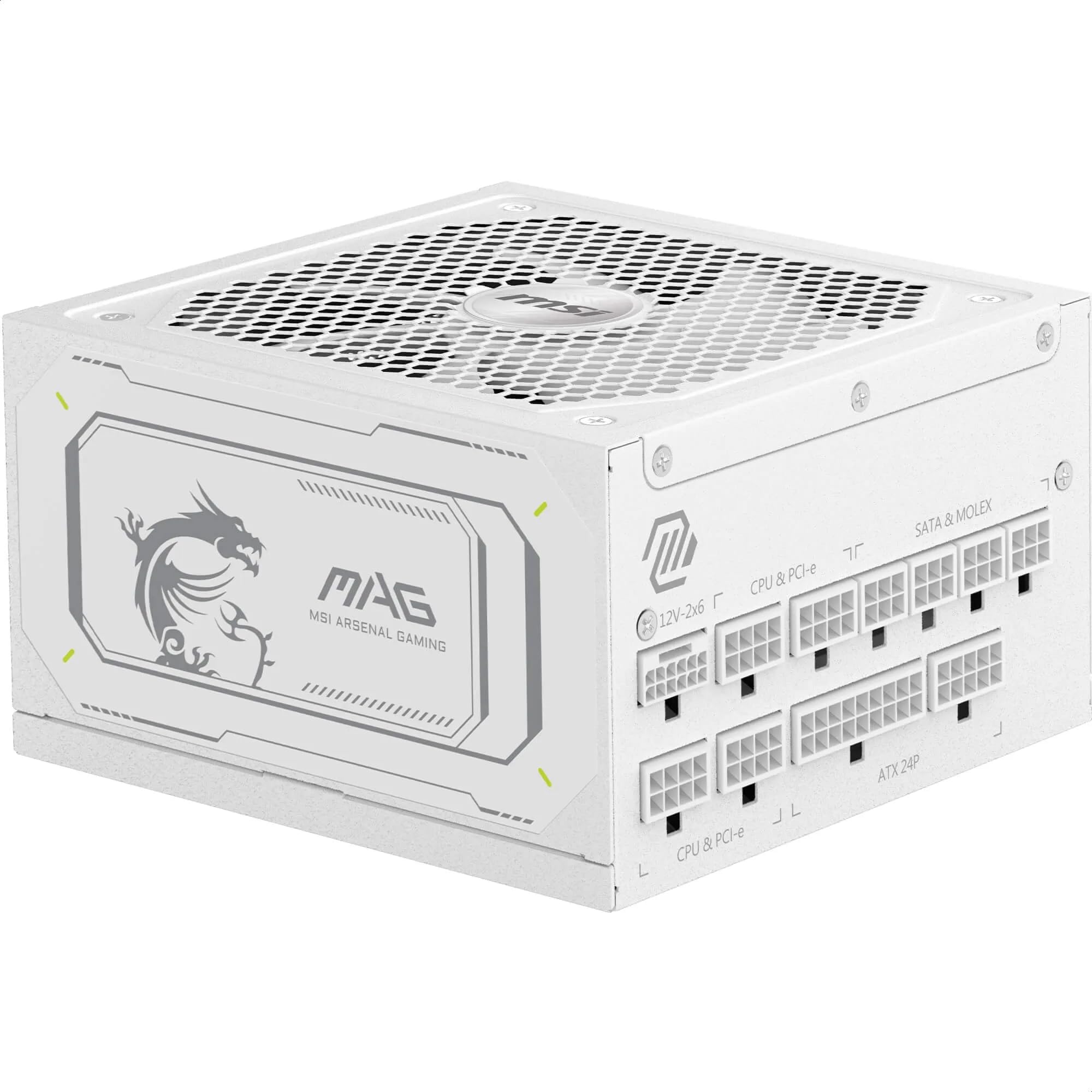 Msi MAG A1000GL PCIE5 WHITE - Alimentatore 1000W
