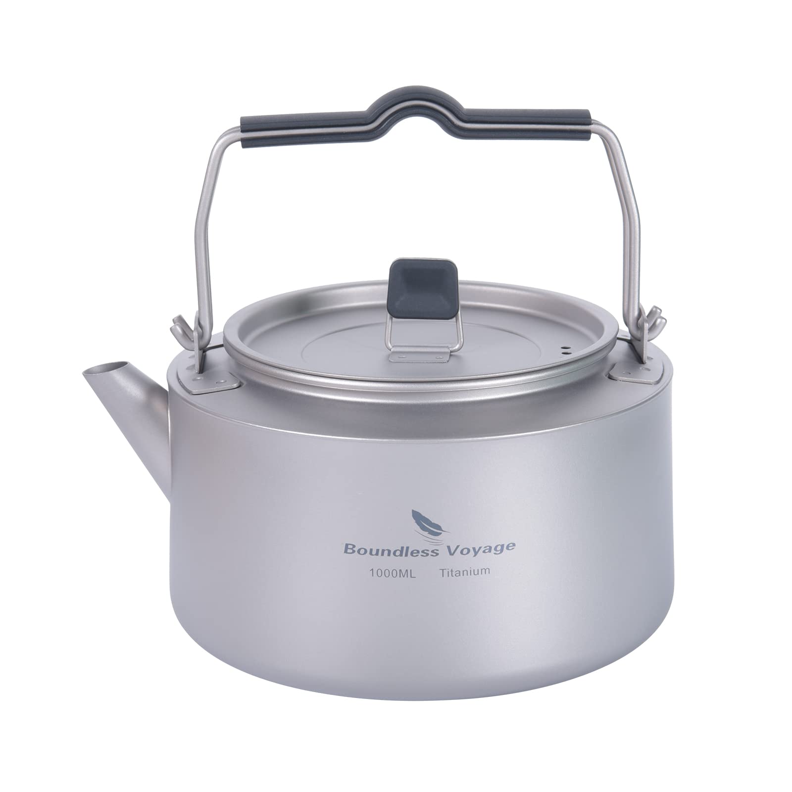 Ibasingo Bollitore in Titanio 1 Litro da Campeggio