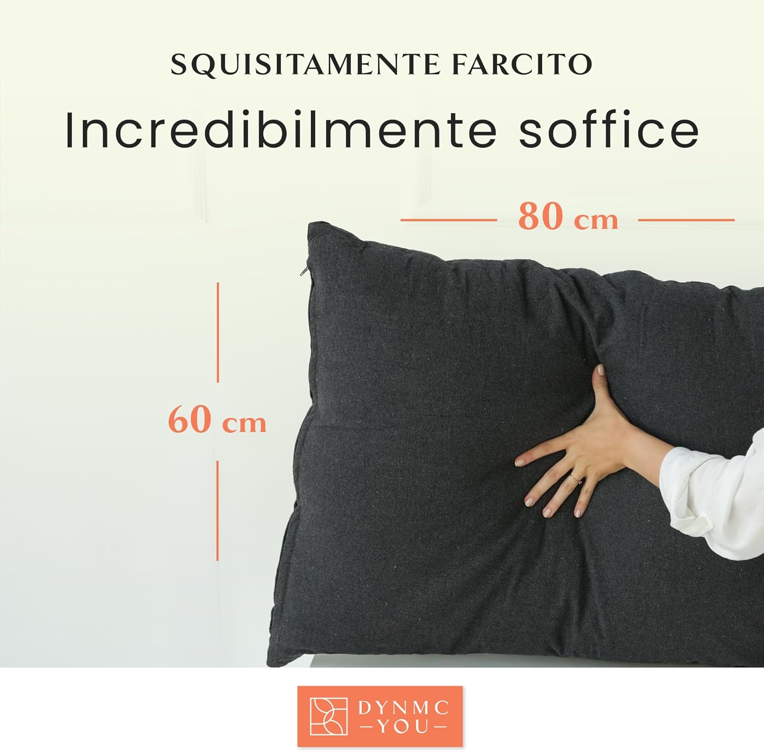 Dynmc You Set Cuscini Divano Grande 60x80, Cotone - immagine 4