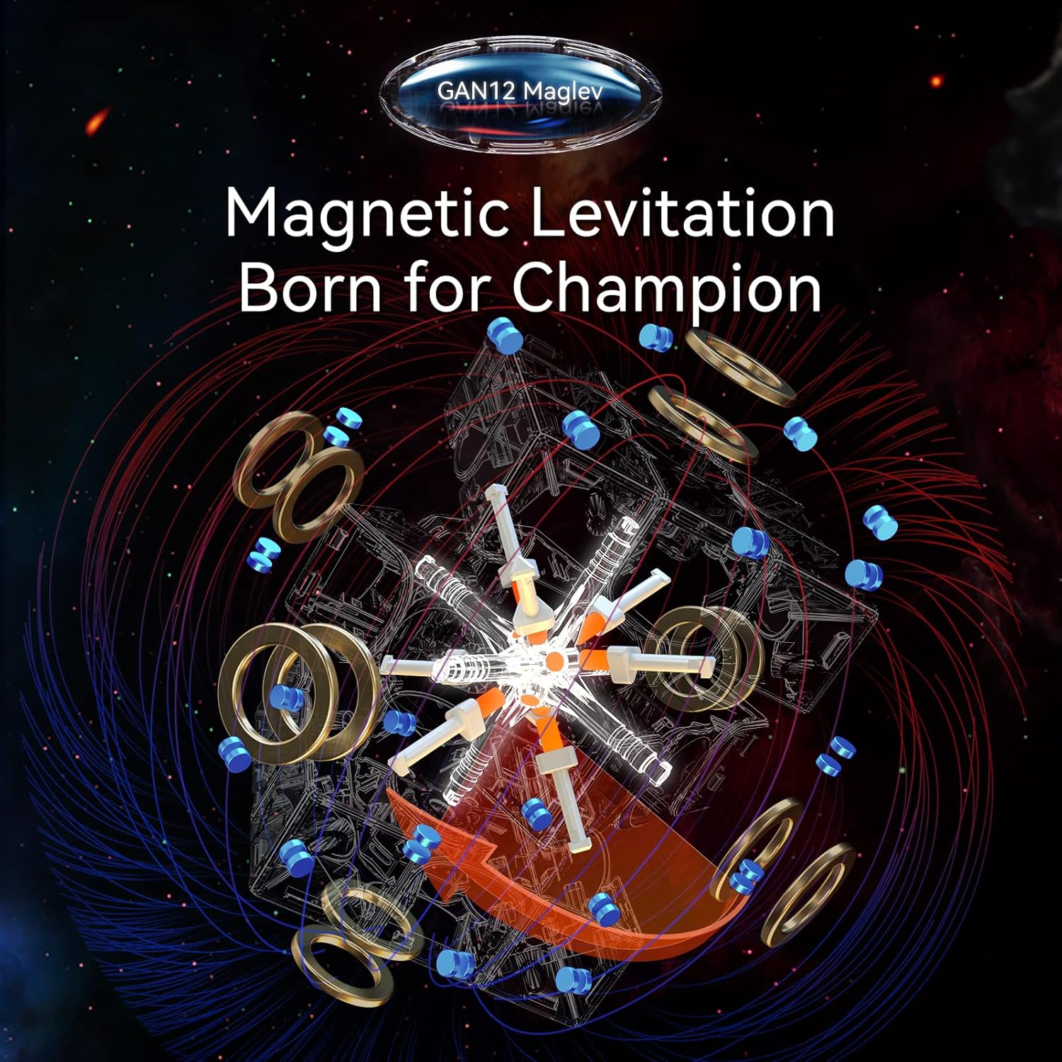 Gan 12 Maglev Frosted - 3x3 Speed Cube Senza Adesivi - immagine 2