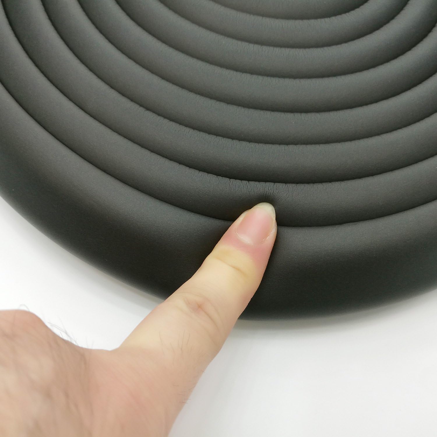 Protezione Bordi L-Forma 20M, Extra Spesso, Nero - immagine 5