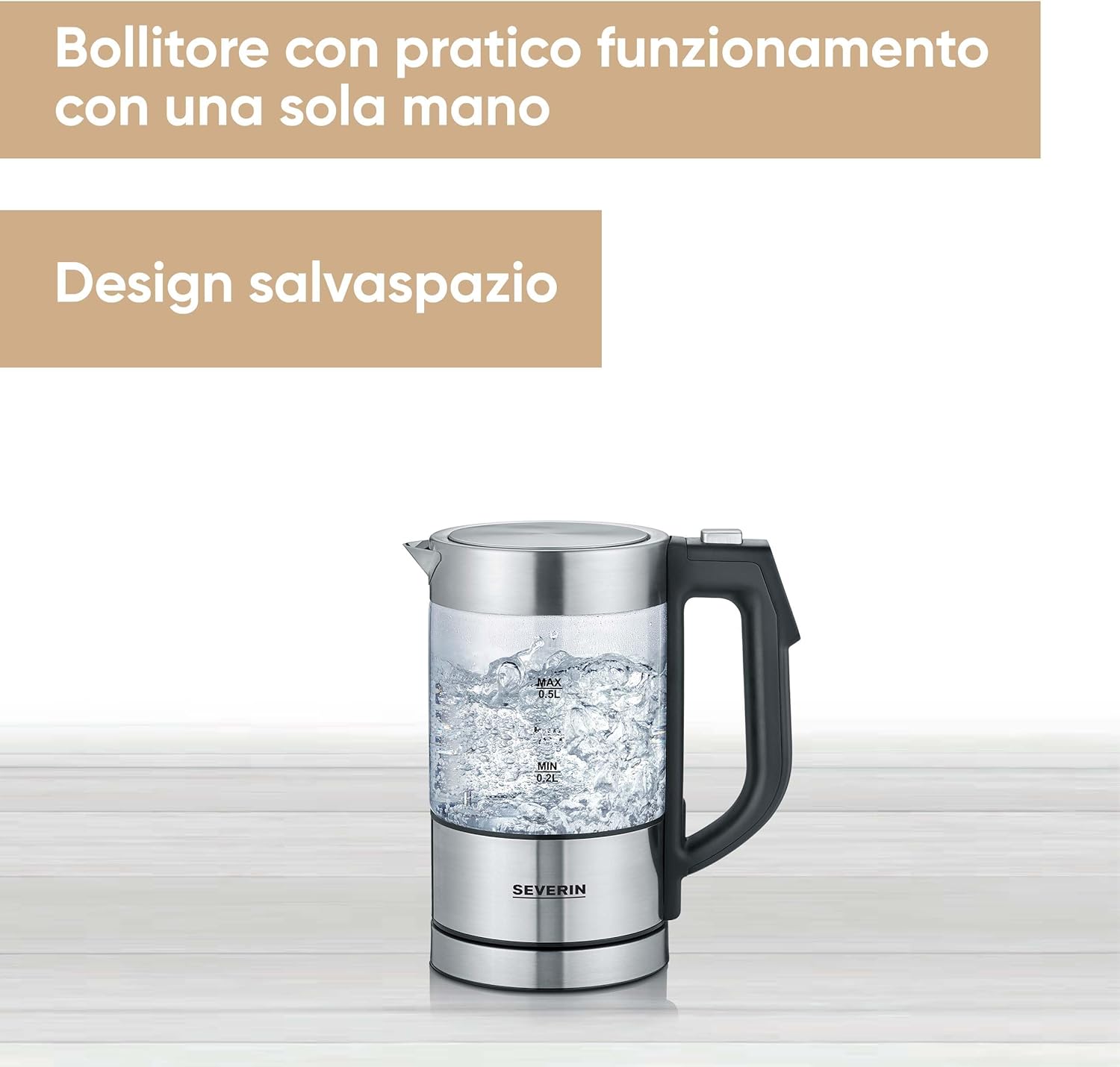 Severin Bollitore Digitale 0,5 Litri - immagine 2