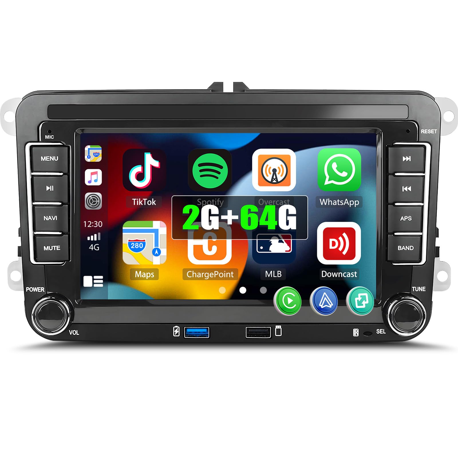 Sixtop Autoradio Android 13 7" per VW Golf 5 6 Polo