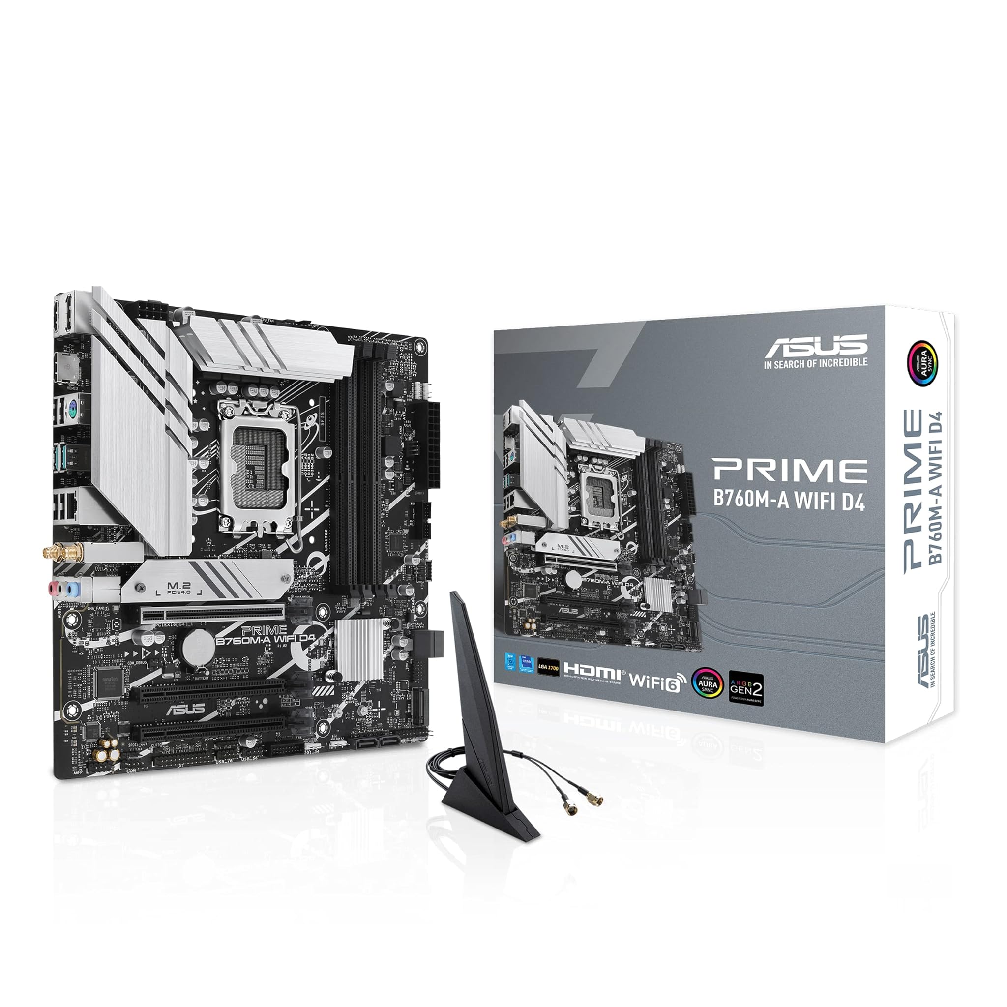 Asus PRIME B760M-A WIFI D4 - Scheda Madre Intel B760 mATX