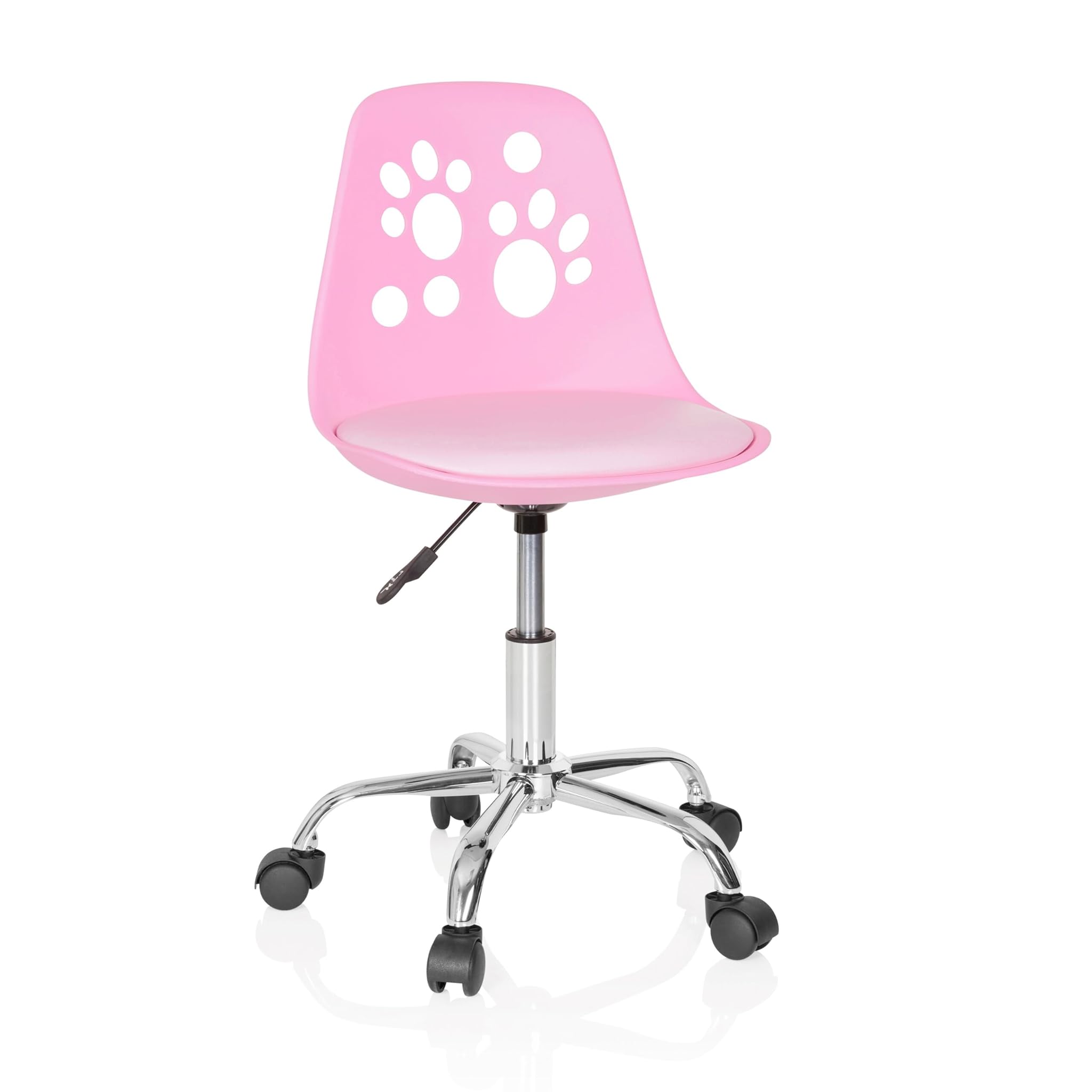 Hjh Office 742004 Sedia Girevole per Bambini FANCY I, Rosa