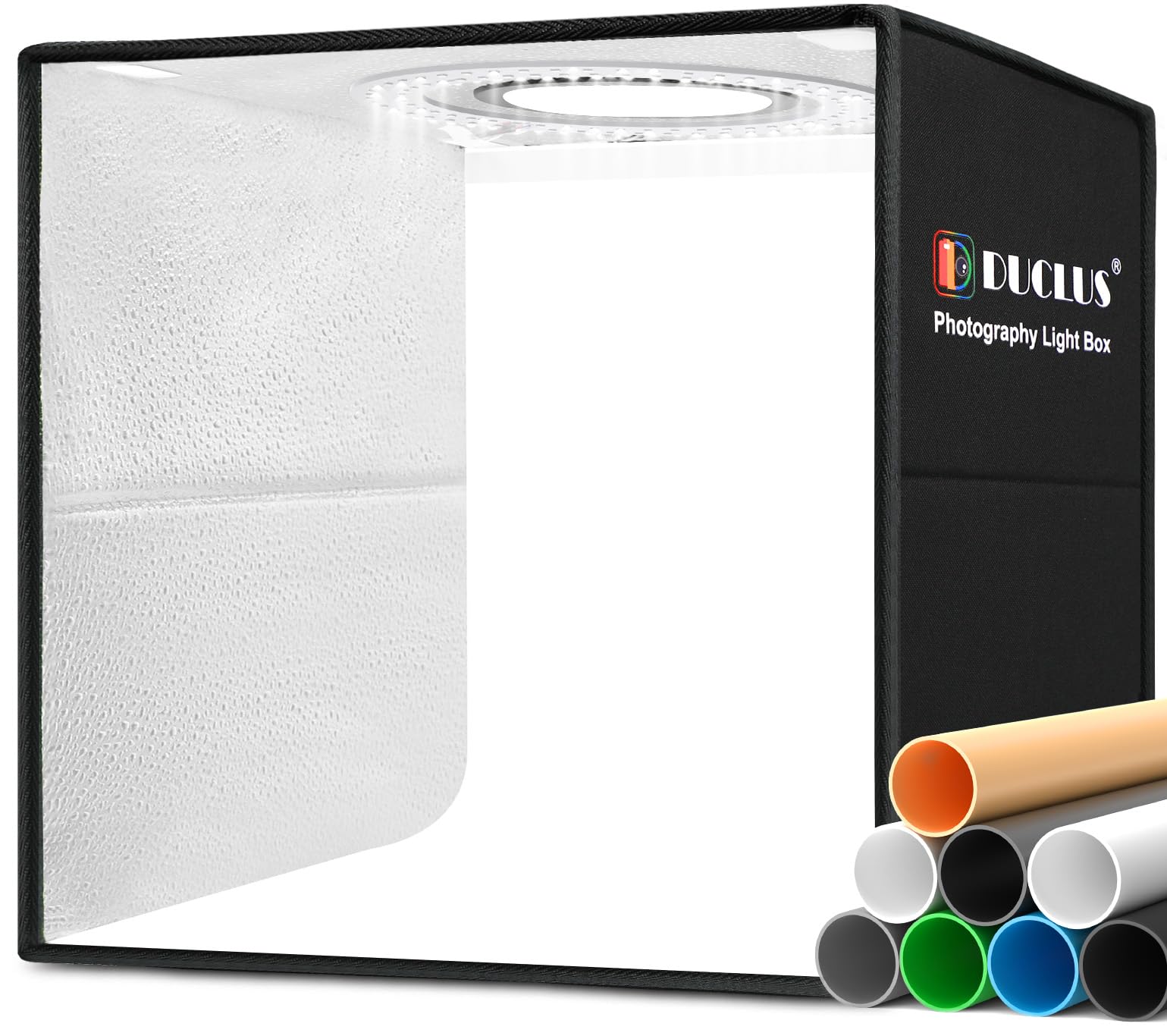Duclus Set Fotografico Light Box 40x40cm 18W