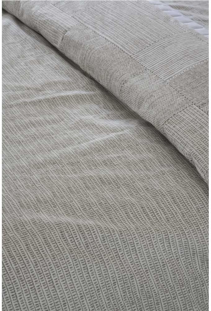 Copripiumino Reversibile in Cotone Biologico, Beige - immagine 6